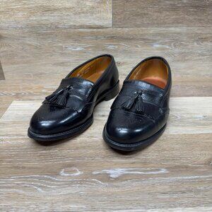 Allen Edmonds Bridgeton Black Leather Tassel Loafers Men's Size 10